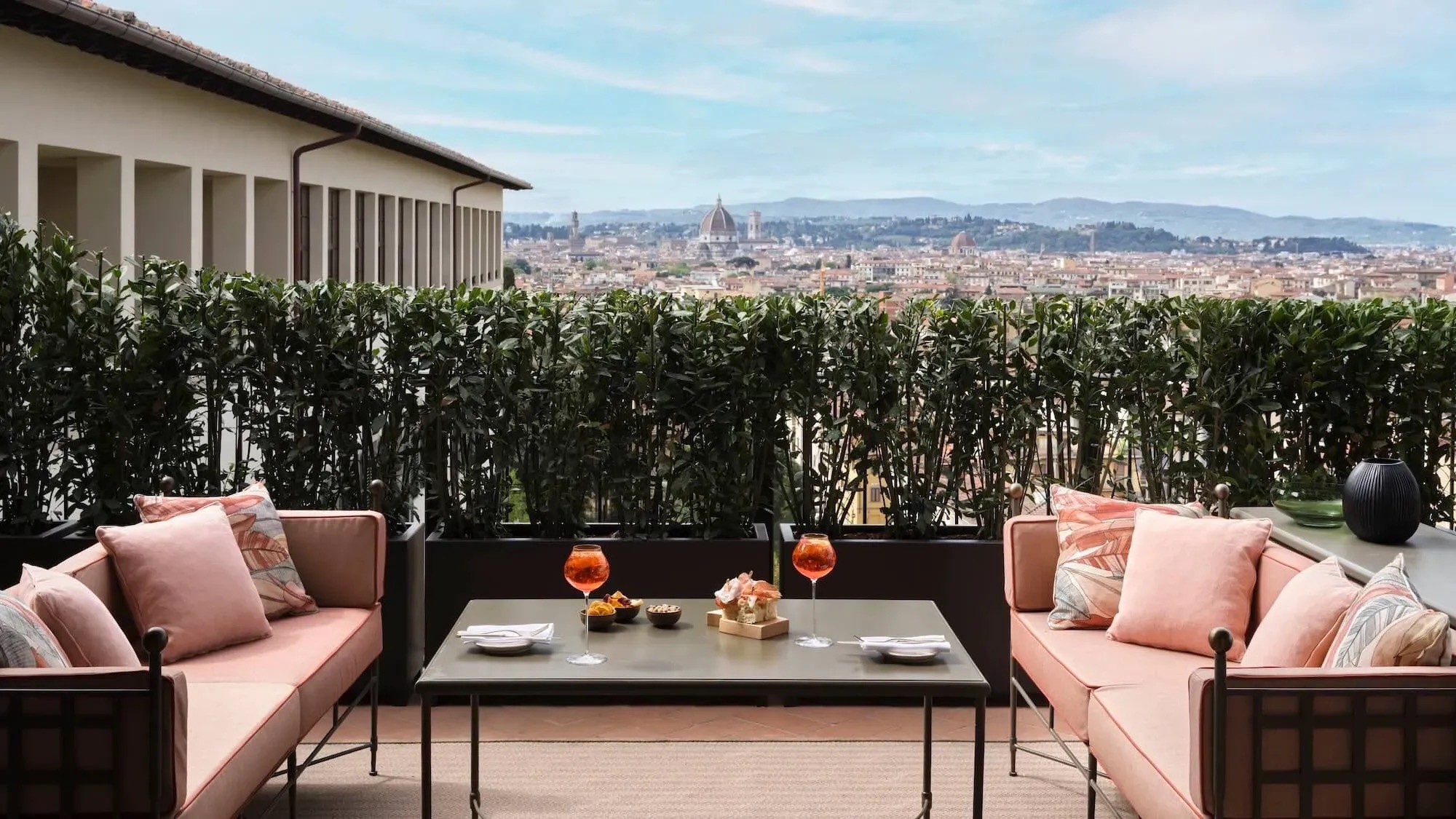 The Terrace with Florence Panorama, Collegio alla Querce