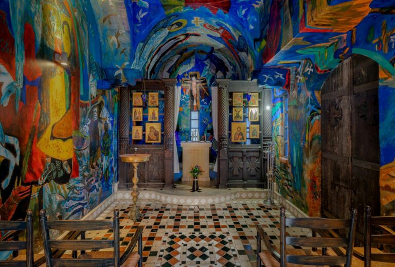 Inside All Saints Chapel, Columbia Beach Resort
