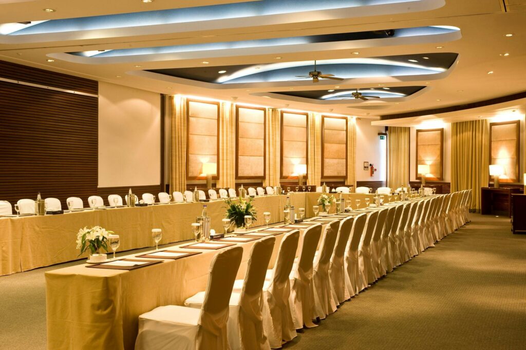 Indoor spaces for larger gatherings