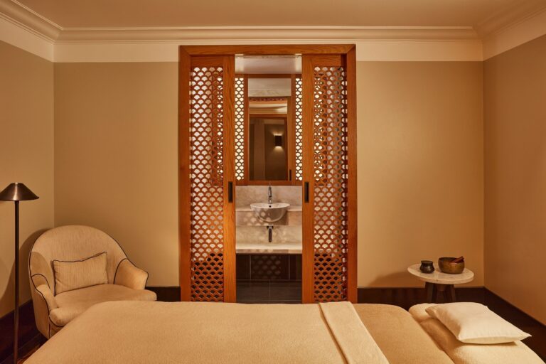 A treatment room at Aman Spa, The Connaught