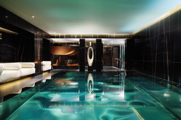 The pool at Biome by Corinthia London
