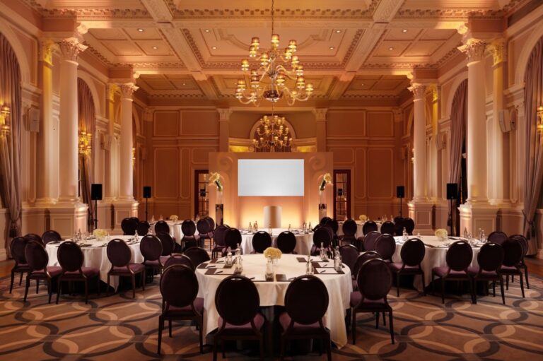 The Ballroom set cabaret style