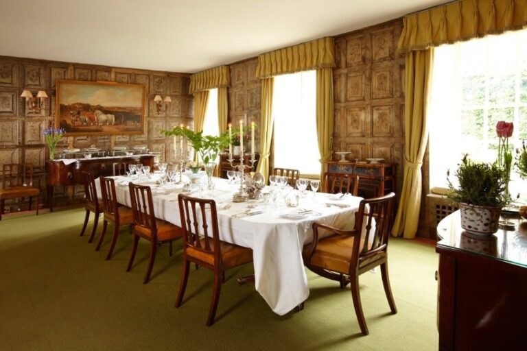 The dining room, which seats 16, Cornwell Manor