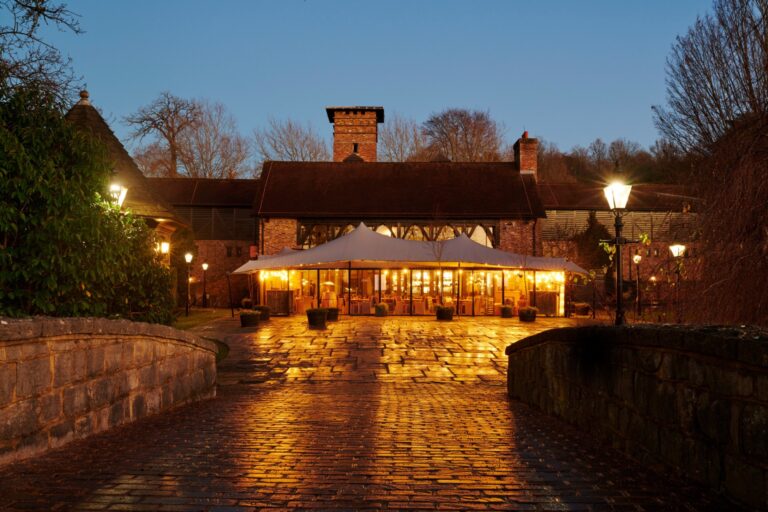 The Barn Restaurant at Night, Coworth Park