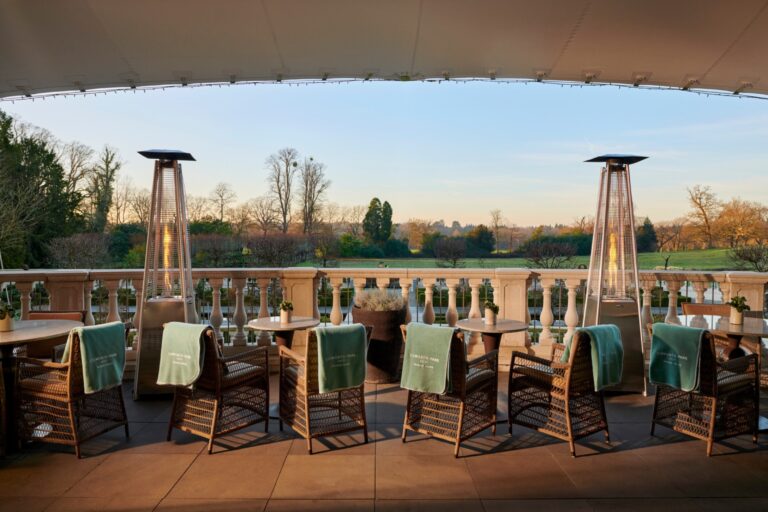 The Terrace at Dusk, Coworth Park