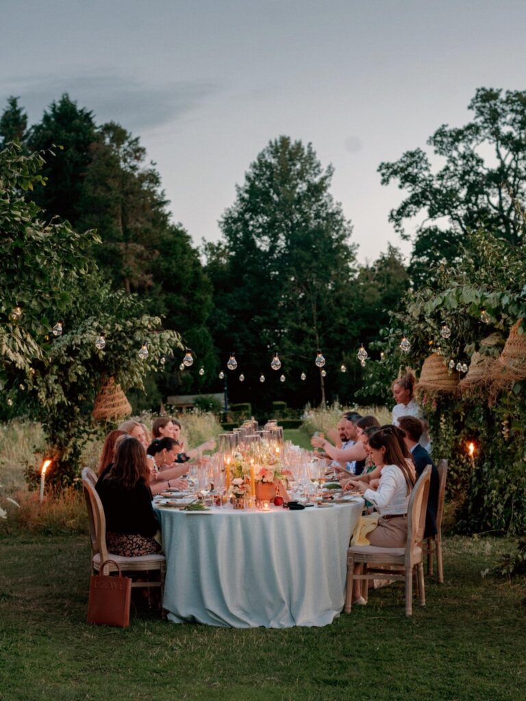 A Reception Dinner in the Garden, Coworth Park