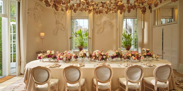 The Oval Room, Set for a Wedding, Coworth Park