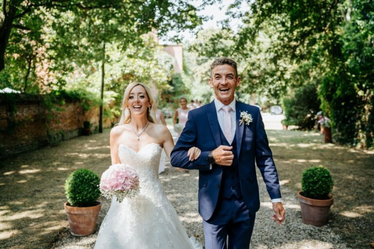 The couple on the gravel walk between the garden walls, Creeksea Place