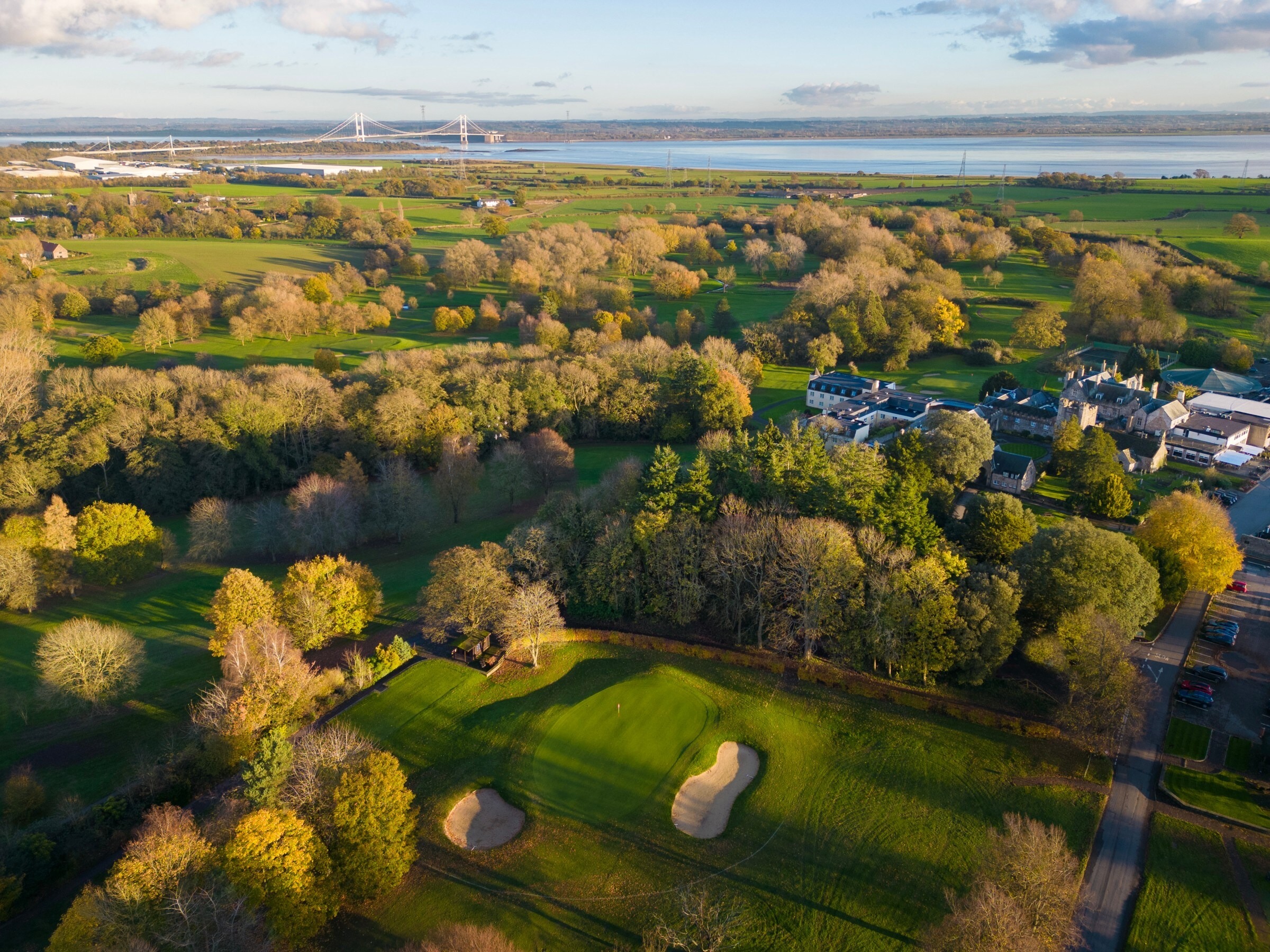 Aerial view of the estate and the golf course, Delta Hotels St. Pierre Country Club