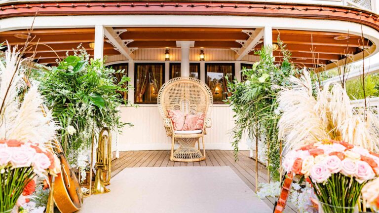 Wedding lounge on the Molly Brown riverboat, Disneyland Paris