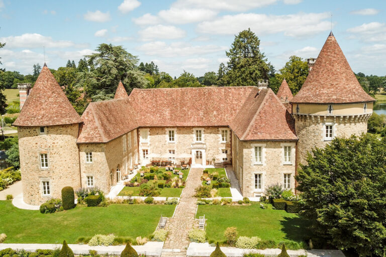 The 13th-century château and its formal gardens, Domaine des Etangs, Auberge Collection