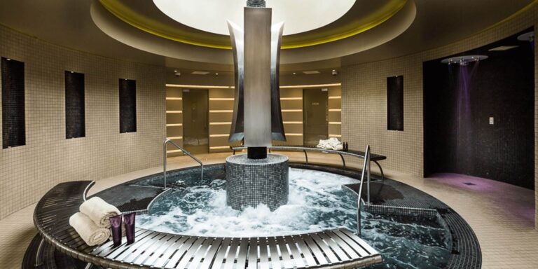 The hydropool at the Eden Spa, Down Hall Country House Hotel