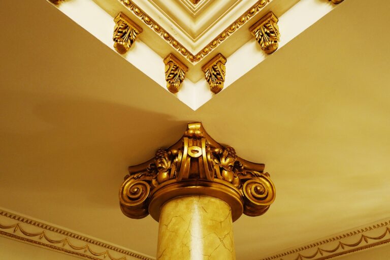A gilded detail of the villa, El Martinete Villa