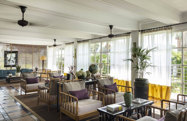 A garden veranda lounge, Esplanade Boutique Hotel