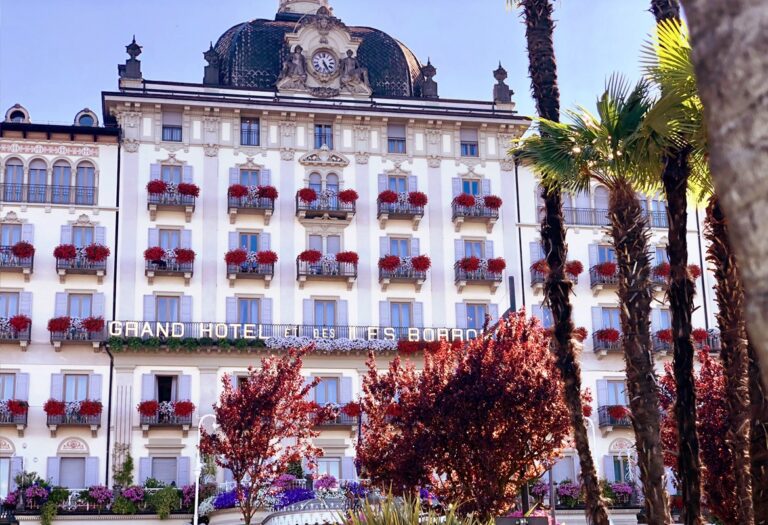 The Grand Hotel des Iles Borromees, Stresa, on the shore of Lake Maggiore, Flavia Bruni