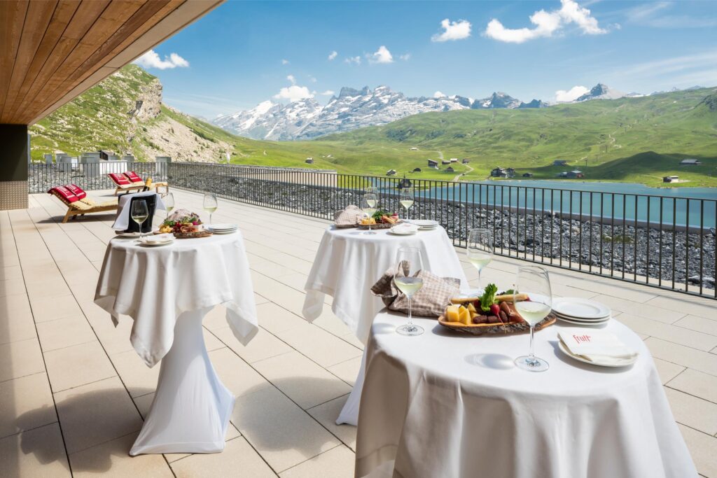 Reception spaces with a view