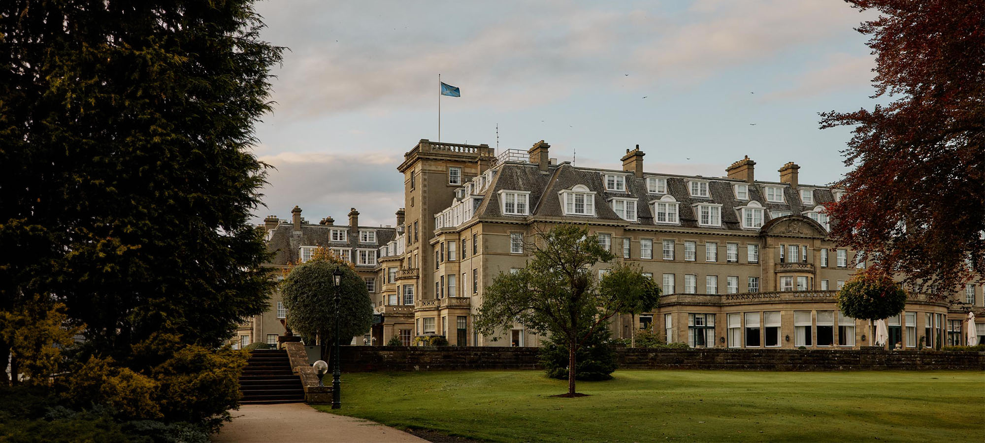 The Gleneagles Hotel and its lawns, Gleneagles