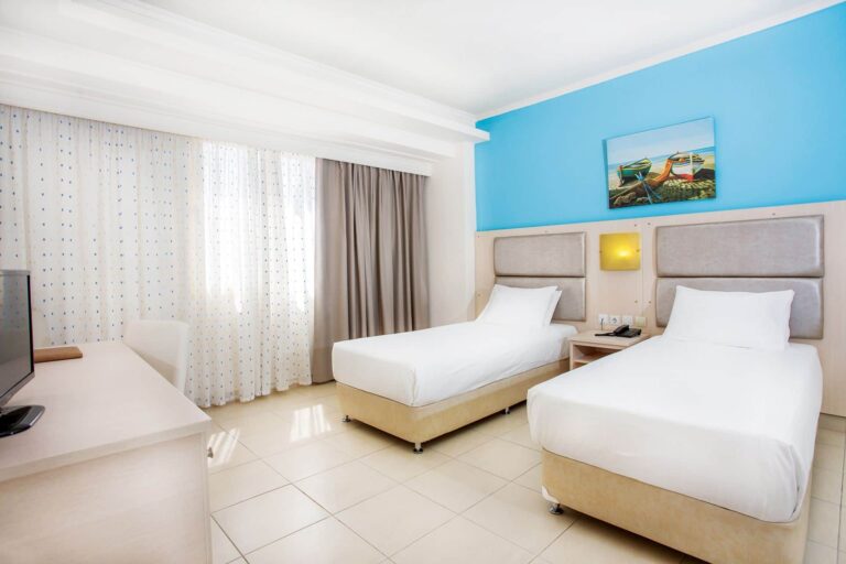 A twin room, Grand Blue Kos Hotel