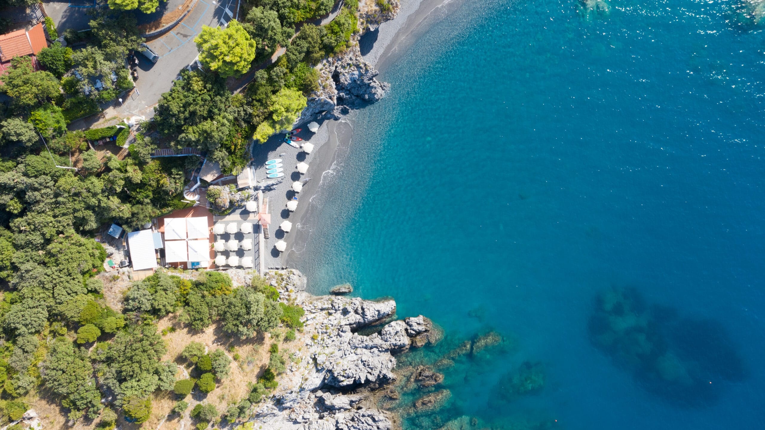 The Pool with the Cristo Redentor Above, Grand Hotel Pianeta Maratea Resort