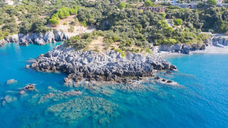 The Tyrrhenian Coastline from the Air, Grand Hotel Pianeta Maratea Resort