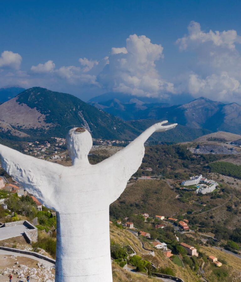 The Cristo Redentor Above Maratea, Grand Hotel Pianeta Maratea Resort
