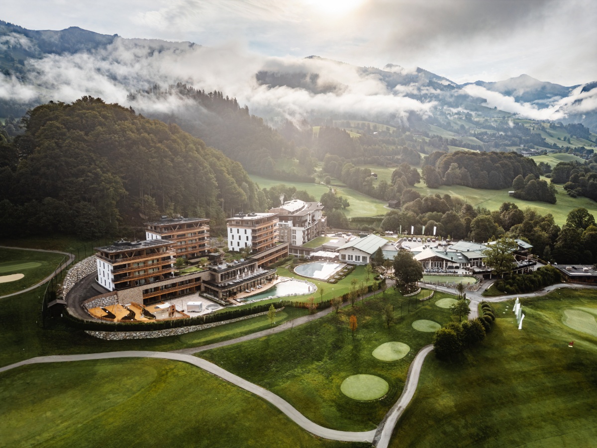 Aerial, Summer, Grand Tirolia Kitzbuehel