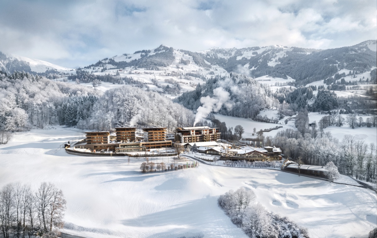 Winter Aerial, Grand Tirolia Kitzbuehel