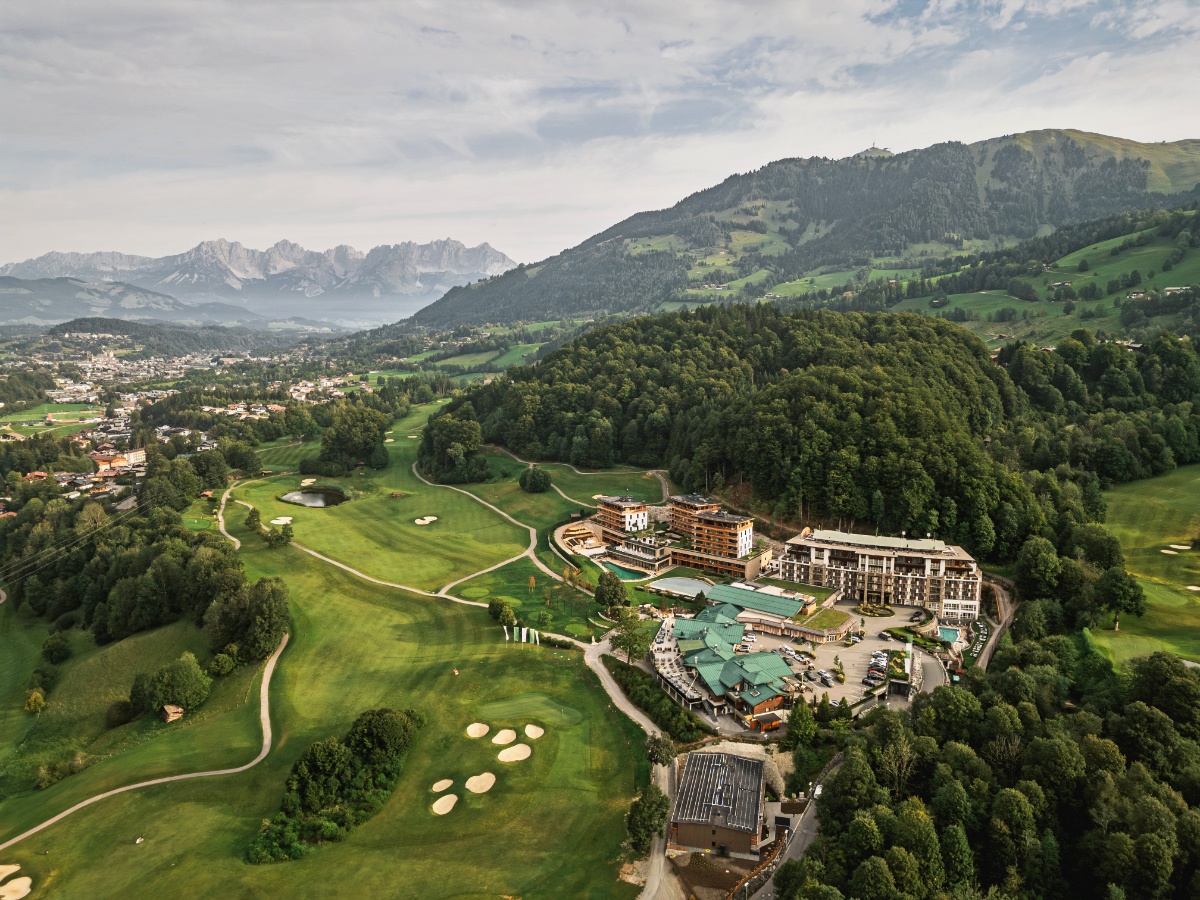 Summer Aerial, Grand Tirolia Kitzbuehel