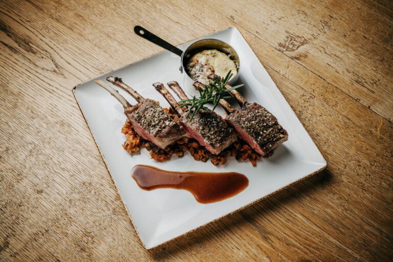 Main course from the Gasthaus Eichenheim, Grand Tirolia Kitzbuhel