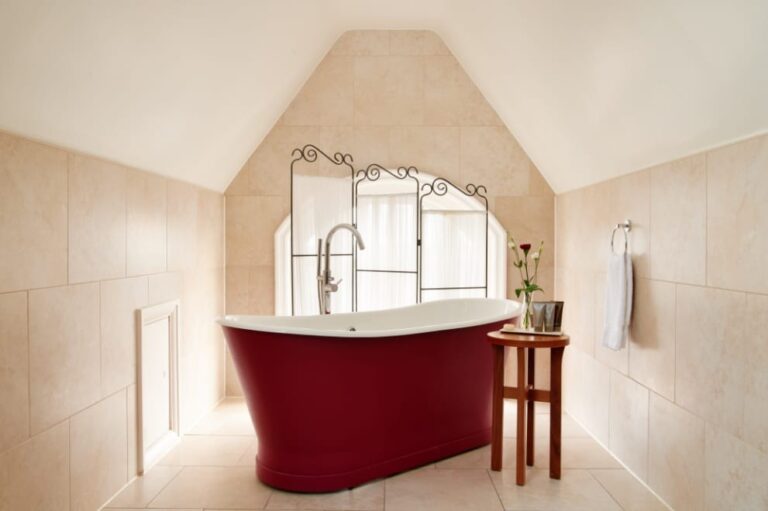 Roll top bath in the Penthouse Suite, The Grand Hotel & Spa York