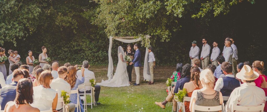 Garden ceremonies and a banquet hall