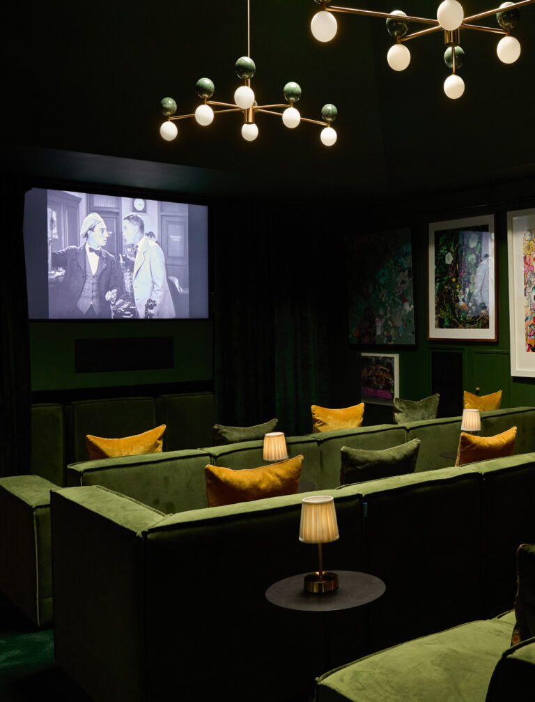 The Groucho Club, The Screening Room with seating facing the screen