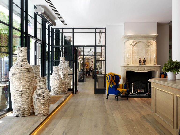 The hotel lobby, Ham Yard Hotel