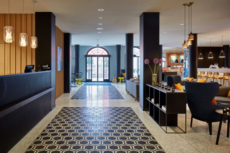 The lobby, Hard Rock Hotel Davos
