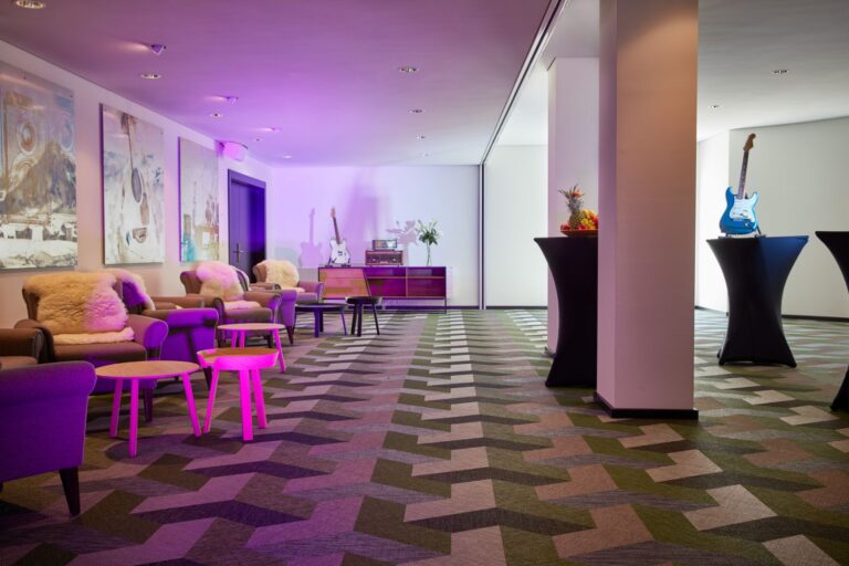 Greenroom 3 and its pre-function area, Hard Rock Hotel Davos