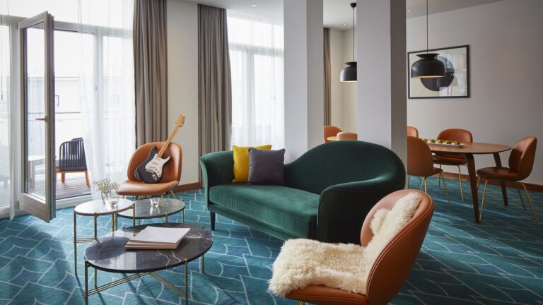 Suite living area, Hard Rock Hotel Davos