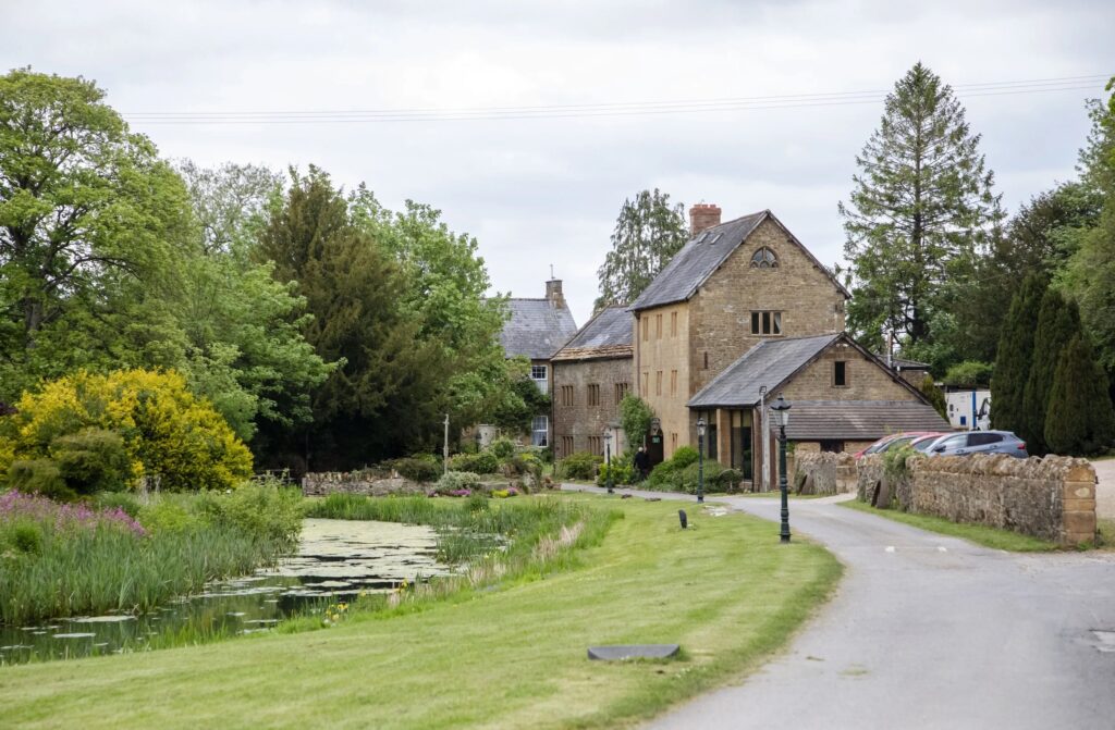 A hamstone estate in a quiet valley