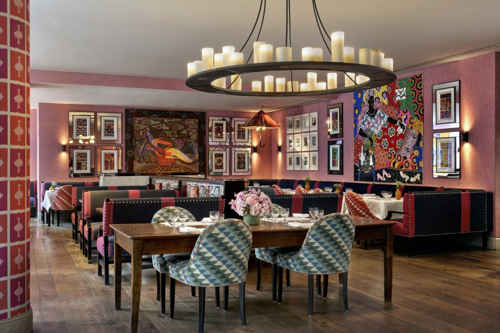 Modern European cooking and rooms upstairs