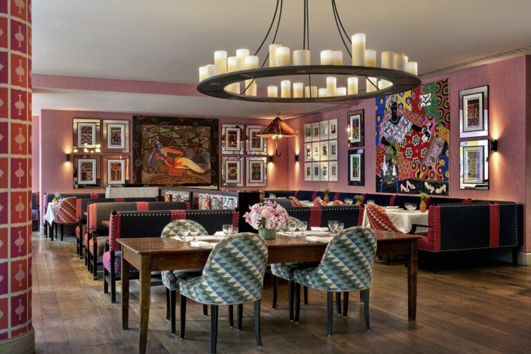 Brumus Restaurant, the hotel's Modern European dining room, Haymarket Hotel