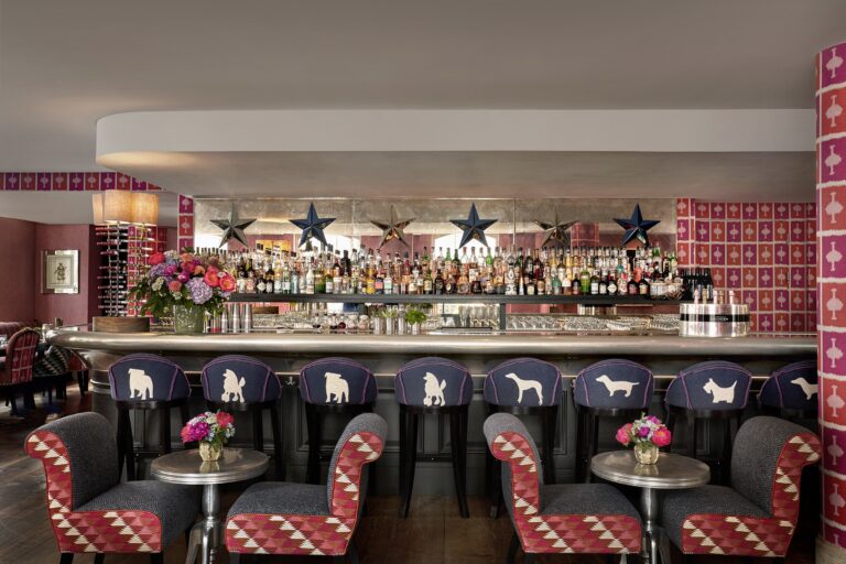 Brumus Bar, glamorous and West End, Haymarket Hotel