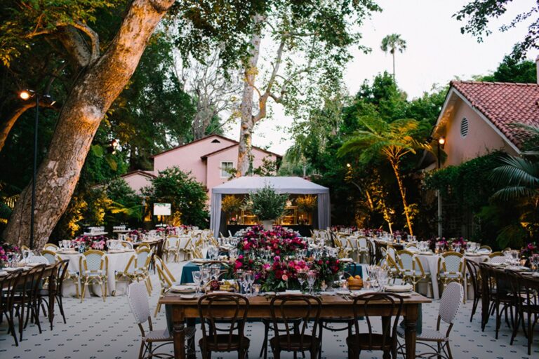 A daytime celebration on the Front Lawn, Hotel Bel-Air