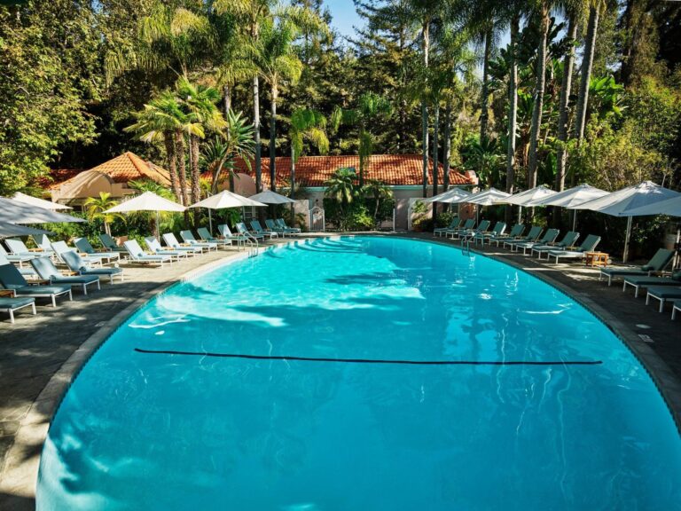 The outdoor swimming pool, Hotel Bel-Air