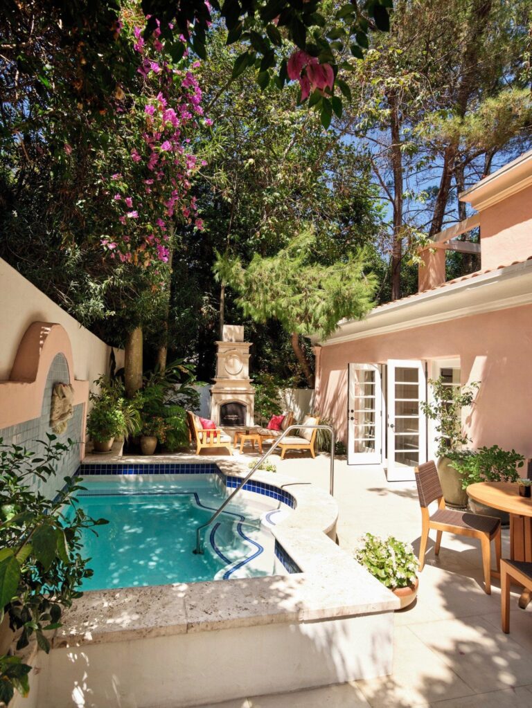 The Stone Canyon Suite, with its private plunge pool, Hotel Bel-Air