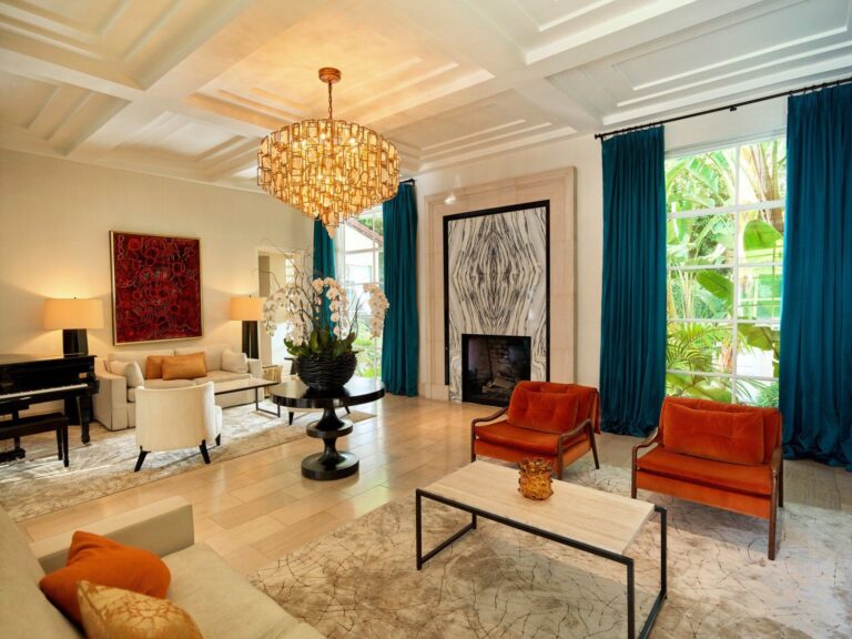 The Presidential Suite living room, Hotel Bel-Air