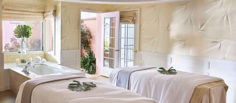 A spa treatment room, Hotel Bel-Air