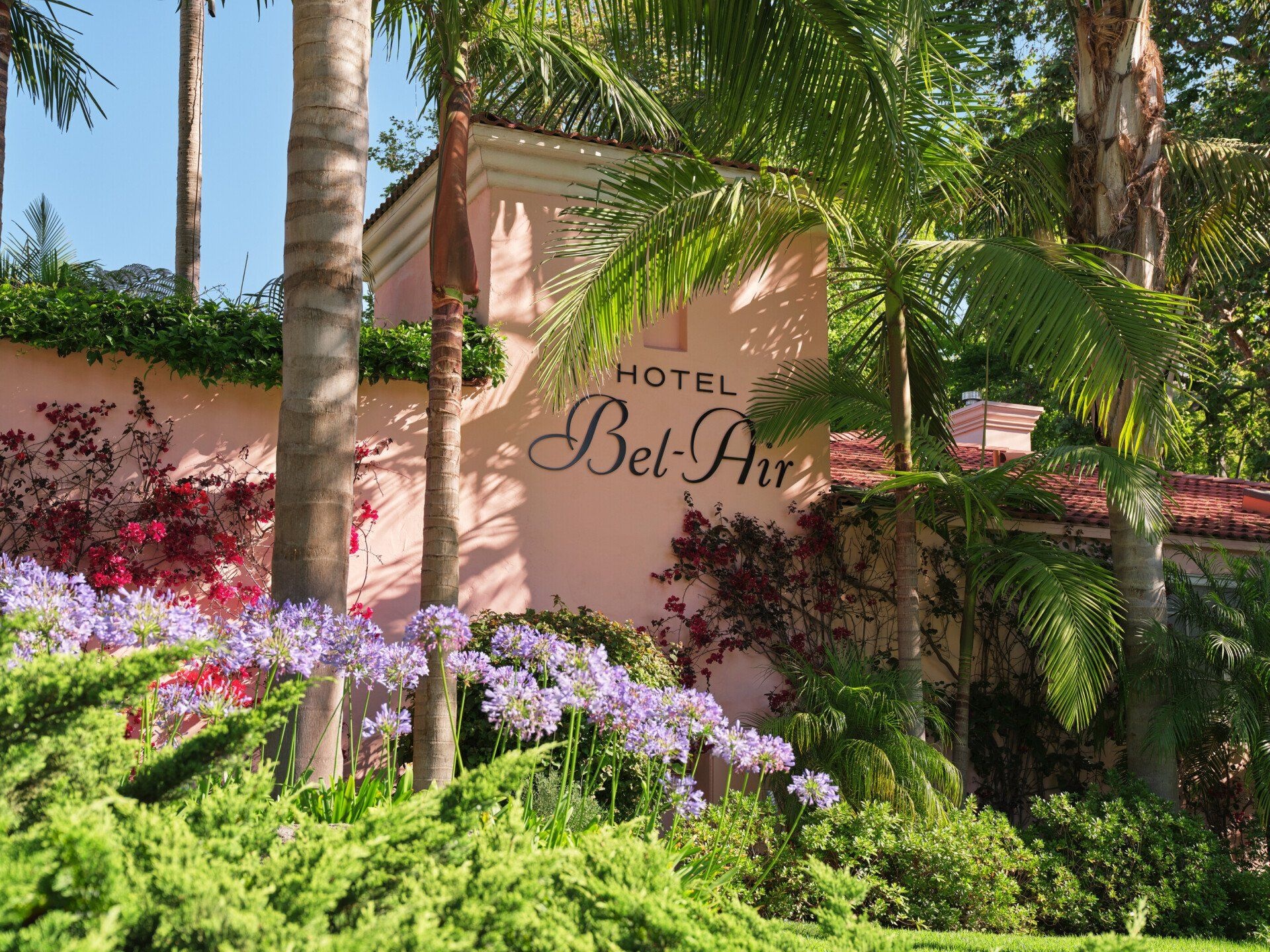 Hotel Bel-Air, the entrance, Hotel Bel-Air