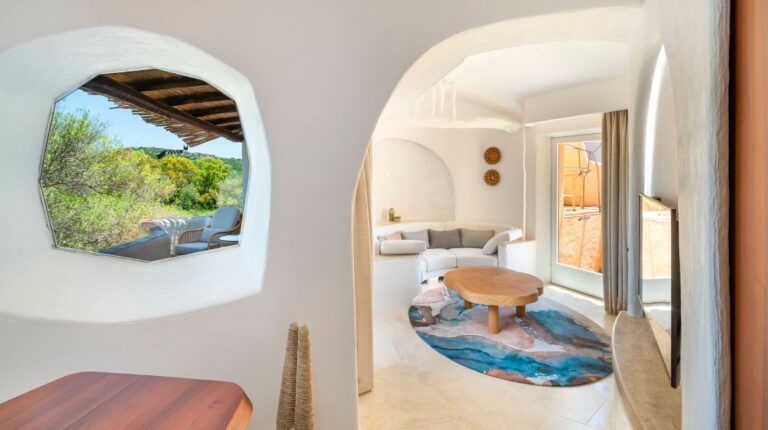 A Couëlle-Arched Suite Interior, Hotel Cala di Volpe, a Luxury Collection Hotel