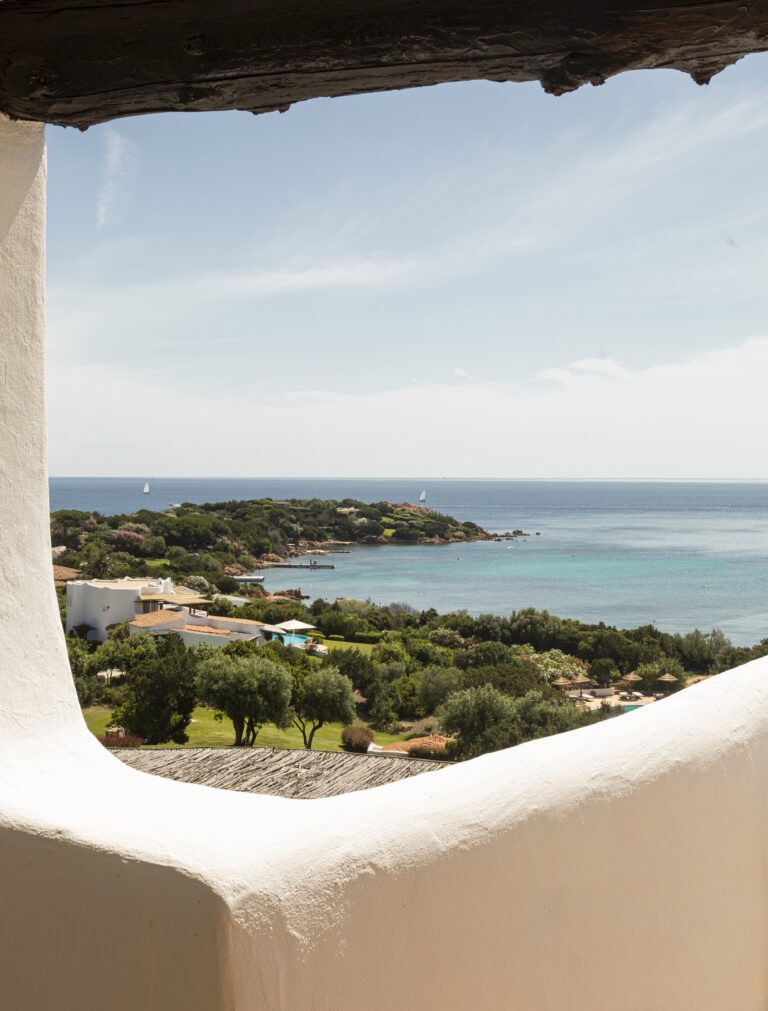 The view over the bay from the hotel, Hotel Romazzino, A Luxury Collection Hotel