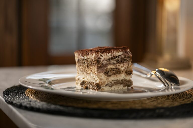 Tiramisu in the restaurant, Hotel Tresanton