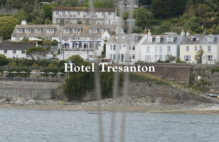 Hotel Tresanton, whitewashed above the water in St Mawes, Hotel Tresanton
